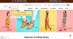 Desktop Screenshot of infinityshoes.com